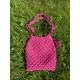 Torba z makramy MIDI w kolorze