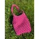 Torba z makramy MIDI w kolorze