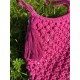 Torba z makramy MIDI w kolorze